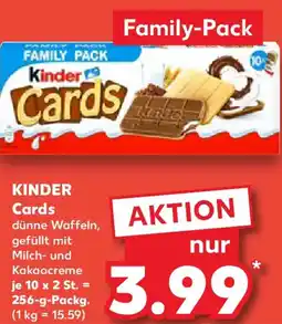 Kaufland KINDER Cards Angebot