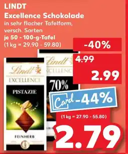 Kaufland LINDT Excellence Schokolade Angebot