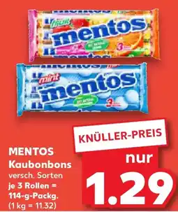 Kaufland MENTOS Kaubonbons Angebot