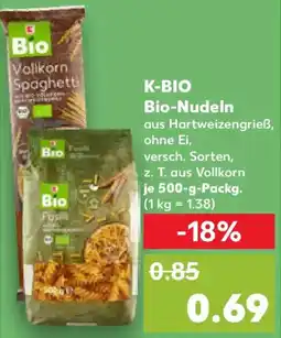 Kaufland K-BIO Bio-Nudeln Angebot