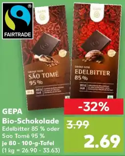 Kaufland GEPA Bio-Schokolade Angebot