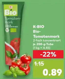 Kaufland K-BIO Bio- Tomatenmark Angebot