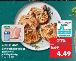 Kaufland K-PURLAND Schweinekotelett Angebot