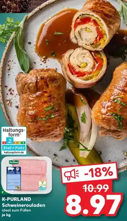 Kaufland K-PURLAND Schweinerouladen Angebot