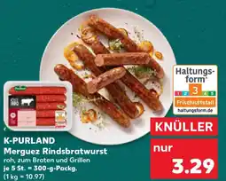 Kaufland K-PURLAND Merguez Rindsbratwurst Angebot