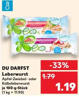 Kaufland DU DARFST Leberwurst Angebot