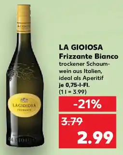 Kaufland LA GIOIOSA Frizzante Bianco Angebot