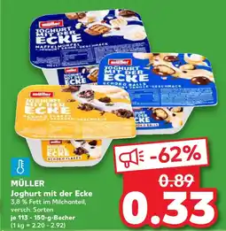 Kaufland MÜLLER Joghurt mit der Ecke Angebot