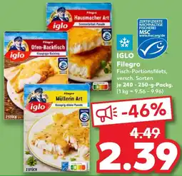 Kaufland IGLO Filegro Angebot