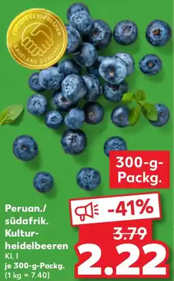 Kaufland Peruan./ südafrik. Kulturheidelbeeren Angebot