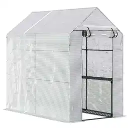 Netto Marken-Discount Outsunny Gewächshaus PE-Netzgewebe, Stahl Angebot