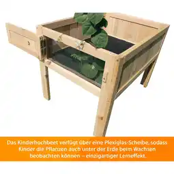 Netto Marken-Discount Coemo Hochbeet Peter für Kinder mit Schaufenster Angebot