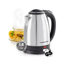 Netto Marken-Discount GOURMETmaxx Wasserkocher 1,8l 1500W Edelstahl Angebot