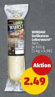 PENNY WINDAU Delikatess Leberwurst Angebot