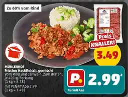 PENNY MÜHLENHOF Frisches Hackfleisch, gemischt Angebot