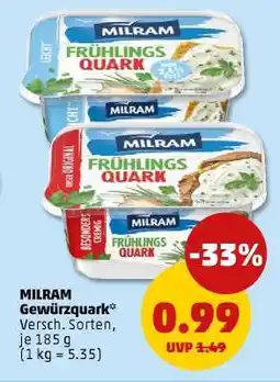PENNY Milram Gewürzquark Angebot