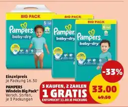 PENNY Pampers Windeln Big Pack Angebot