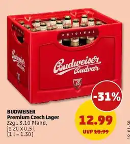 PENNY Budweiser Premium Czech Lager Angebot