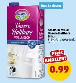 PENNY SACHSEN MILCH Unsere Haltbare Milch Angebot