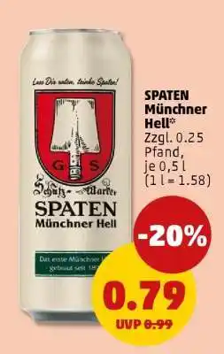 PENNY Spaten Münchner Hell Angebot