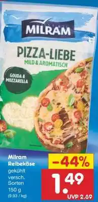 Netto Marken-Discount MILRAM Reibekäse Angebot