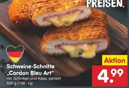 Netto Marken-Discount Schweine-Schnitte „Cordon Bleu Art“ Angebot