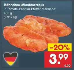 Netto Marken-Discount Hähnchen-Minutensteaks Angebot
