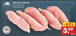 Netto Marken-Discount Hähnchen Innenfilet Angebot