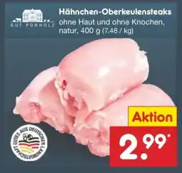 Netto Marken-Discount Hähnchen Oberkeulensteaks Angebot