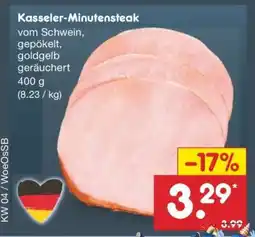 Netto Marken-Discount Kasseler-Minutensteak Angebot