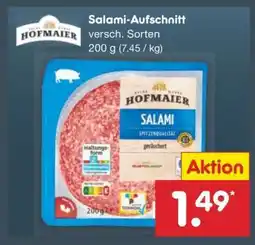 Netto Marken-Discount Salami Aufschnitt Angebot