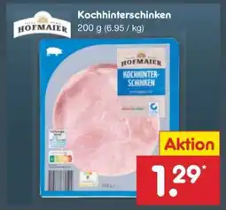 Netto Marken-Discount Kochhinterschinken Angebot