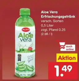 Netto Marken-Discount Aloe Vera Erfrischungsgetränk Angebot