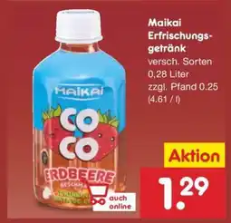Netto Marken-Discount Maikai Erfrischungsgetränk Angebot