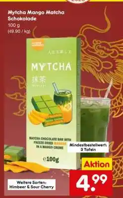 Netto Marken-Discount Myctha Mango Matcha Schokolade Angebot