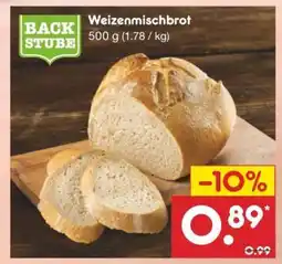 Netto Marken-Discount Weizenmischbrot Angebot