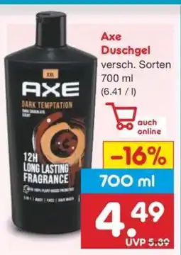 Netto Marken-Discount AXE Duschgel Angebot