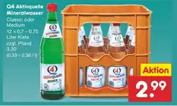 Netto Marken-Discount Q4 Aktivquelle Mineralwasser Angebot