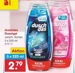 Netto Marken-Discount DUSCHDAS Duschgel Angebot