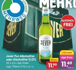 Netto Marken-Discount Jever Fun Alkoholfrei oder Alkoholfrei 0,0% Angebot