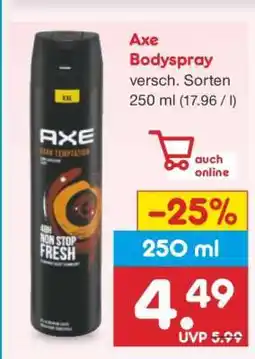 Netto Marken-Discount Axe Bodyspray Angebot