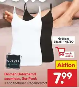 Netto Marken-Discount Damen Unterhemd seamless, 2er Pack Angebot
