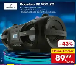 Netto Marken-Discount Boombox BB 500-20 Angebot