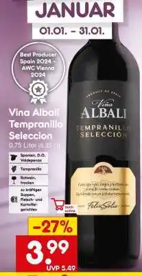 Netto Marken-Discount Vina Albali Tempranillo Seleccion Angebot