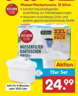 Netto Marken-Discount Wasserfilterkartusche, 12 Stück Angebot