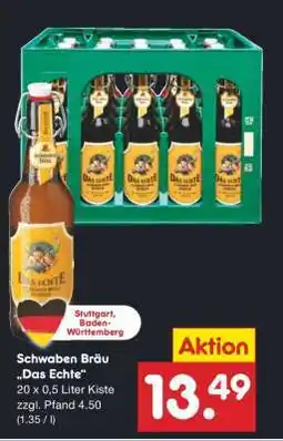 Netto Marken-Discount Schwaben Bräu Das Echte Angebot