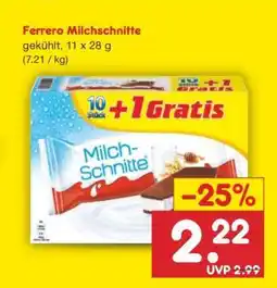 Netto Marken-Discount Ferrero Milchschnitte Angebot