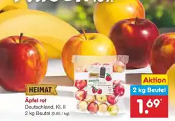 Netto Marken-Discount Äpfel rot Angebot