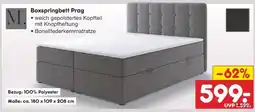 Netto Marken-Discount Boxspringbett Prag Angebot