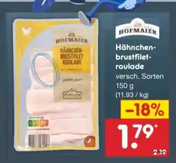 Netto Marken-Discount Hähnchenbrustfiletroulade Angebot